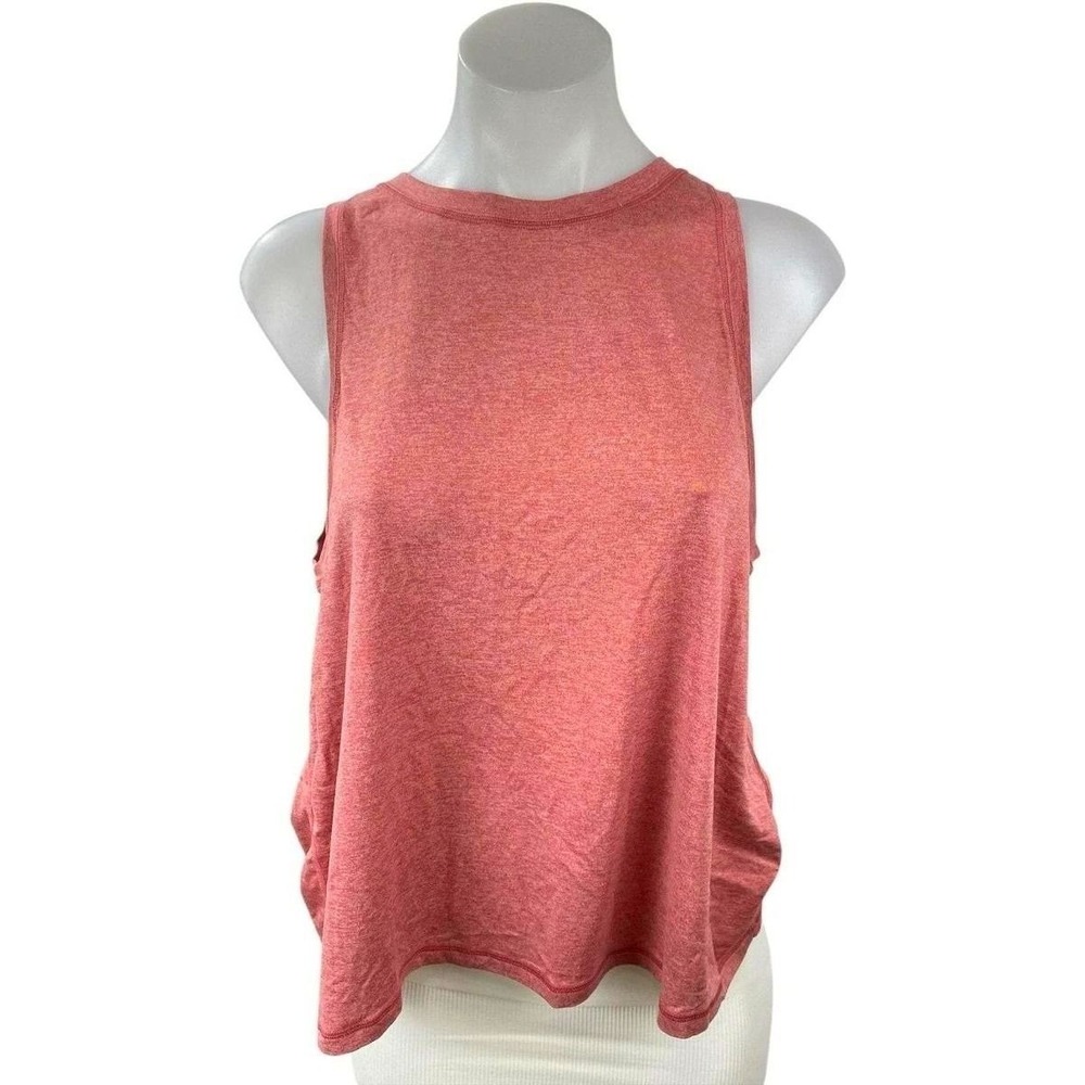 Athleta tank workout‎ coral extra soft SM heathered comfort athleisure yoga fit